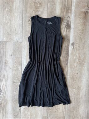 Time and Tru Black Sleeveless Mini Dress